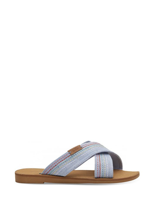 TOMS Mules Light Blue Kids