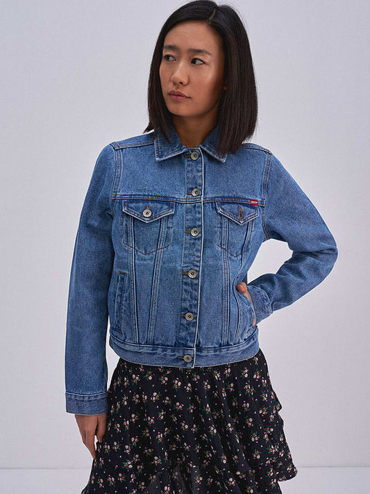 BIG STAR Denim Jacket Blue Women