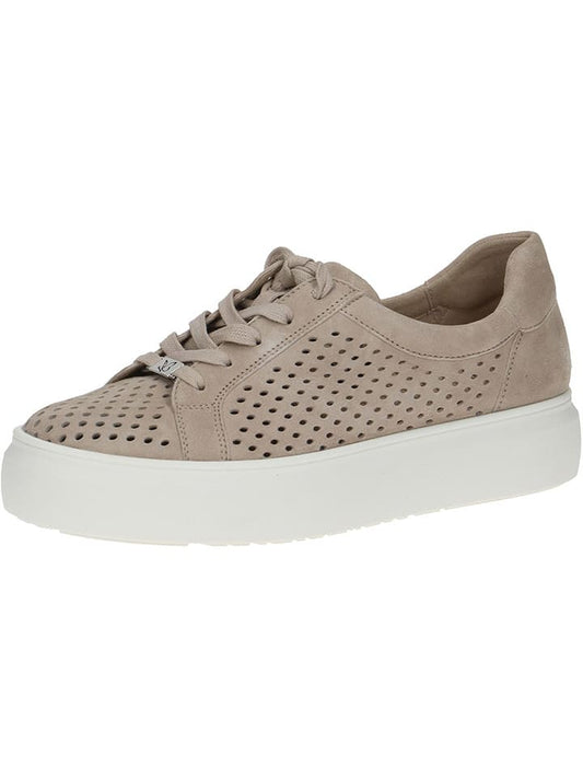 Caprice Leather Sneaker Beige Women
