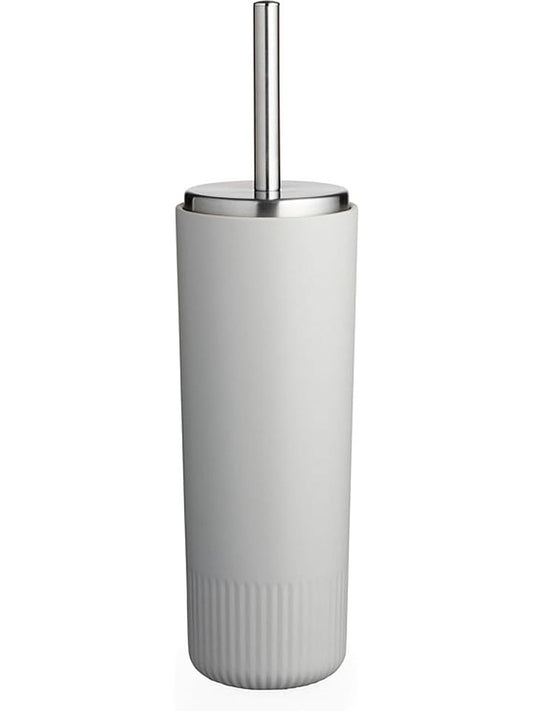 SÖDAHL Toilet Brush Set "Plissé" Light Grey (H)29,5 x Ø 11 cm Unisex