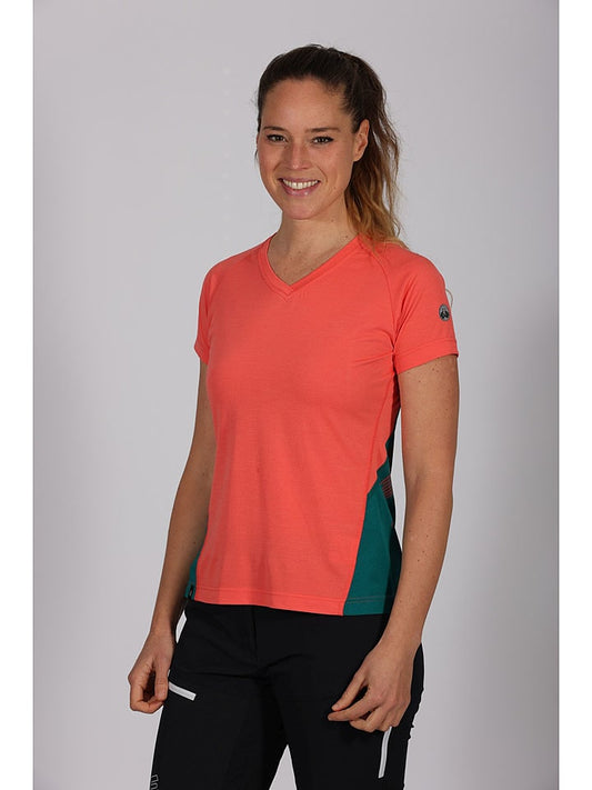 Maul Sport Performance Shirt "Soinwand 4 fresh" Pink / Turquoise Women