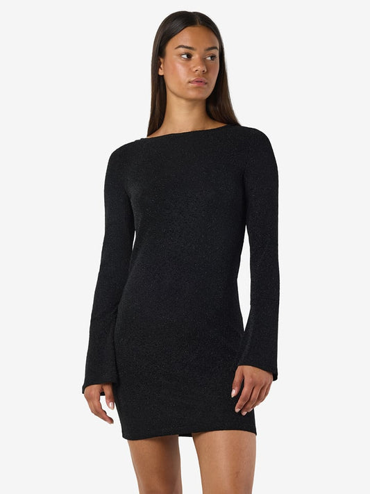 Noisy may Dress Black / Silver Women
