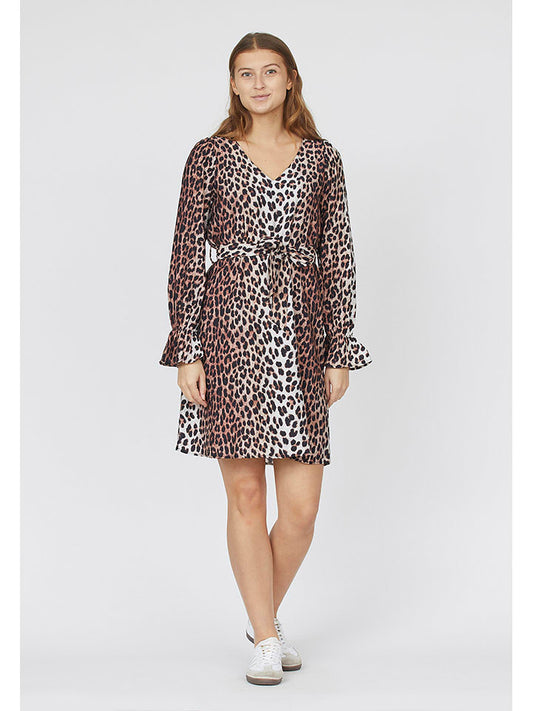 SisterS point Dress Brown / Black / White Women