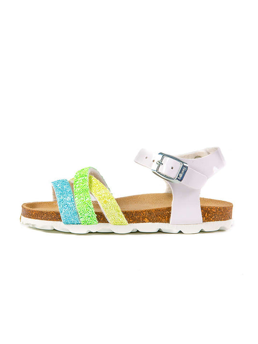 billowy Sandal White / Multicolour Kids
