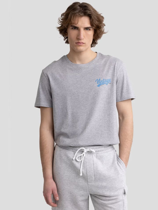 BIG STAR Polo Shirt Grey Men