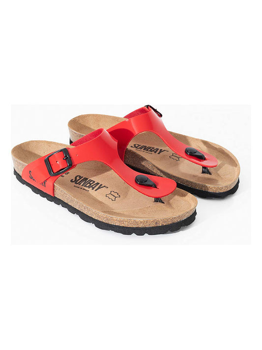 Sunbay Flip Flops "Camelia" Red Women
