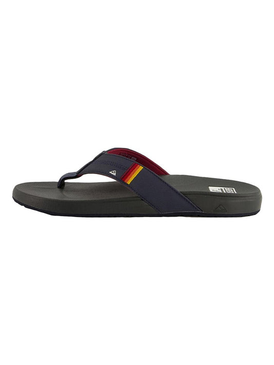 Reef Leather Flip Flops "Cushion Phantom" Navy Men