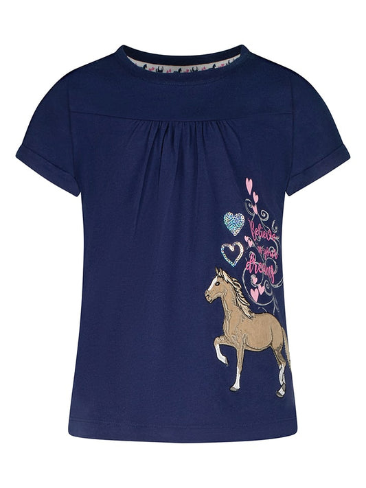 Salt and Pepper Shirt Navy Kids