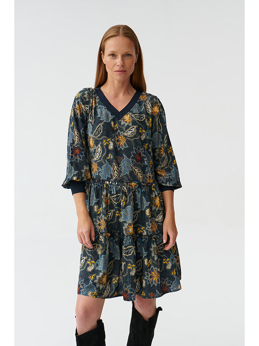 TATUUM Dress Navy / Yellow Women