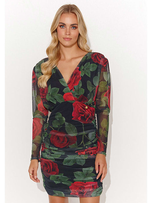 Makadamia Dress Black / Red / Green Women