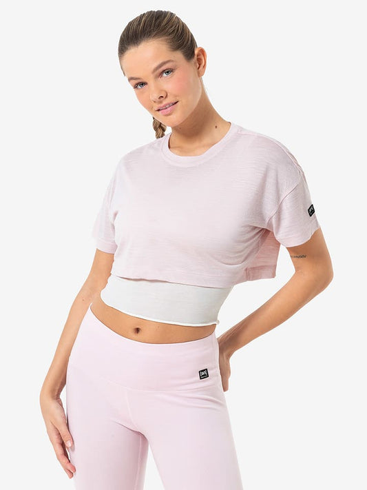 super.natural Training Shirt Pink / White Women