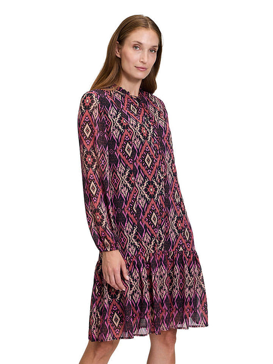 CARTOON Dress Purple / Burgundy Women