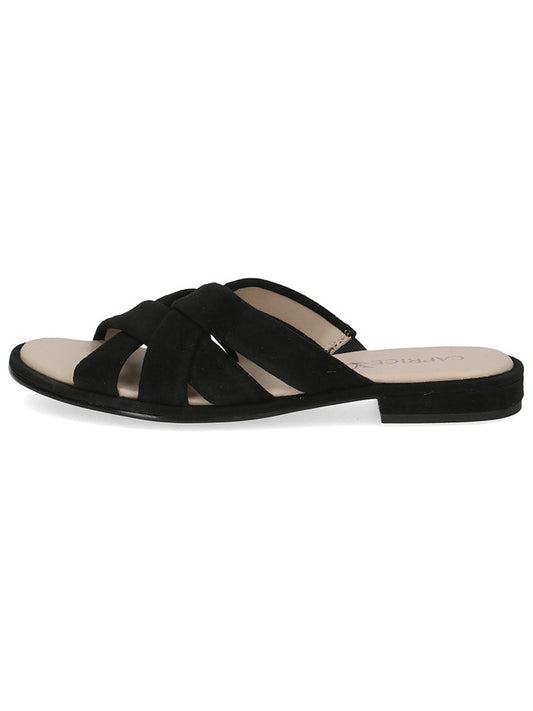 Caprice Leather Mules Black Women