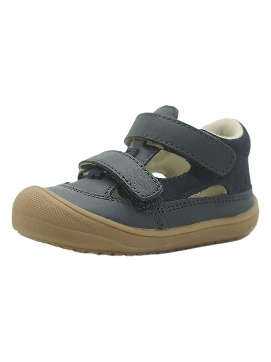 lamino Leather Sandals Navy Kids