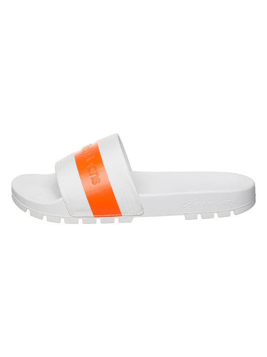 Calvin Klein Mules White / Orange Men