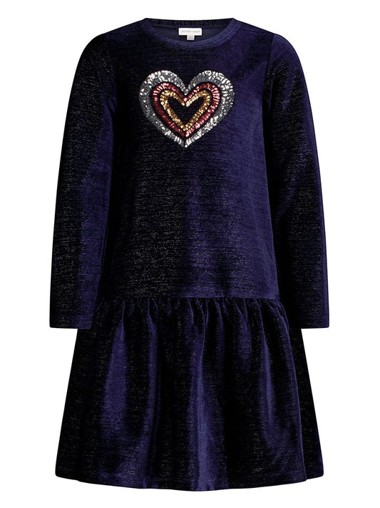 Topo Dress Navy Kids