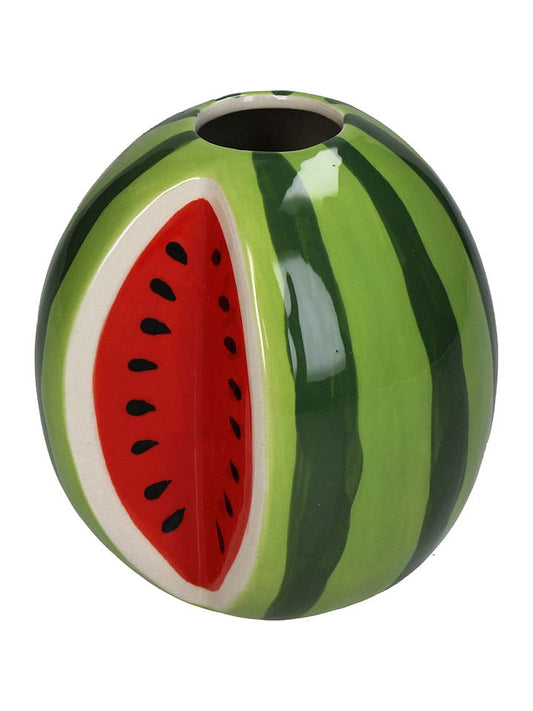 Kersten Vase ''Watermelon'' Green / Red (W)11,4 x (H)10,7 x (D)12,1 cm Unisex