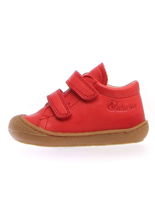 Naturino Leather First Walker Shoes "Cocoon" Red Kids