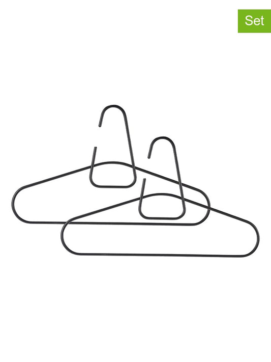 Zone Denmark 2-Piece Set: Coat Hanger "A-Hanger" Black (L)40,6 x (W)24,4 cm Unisex