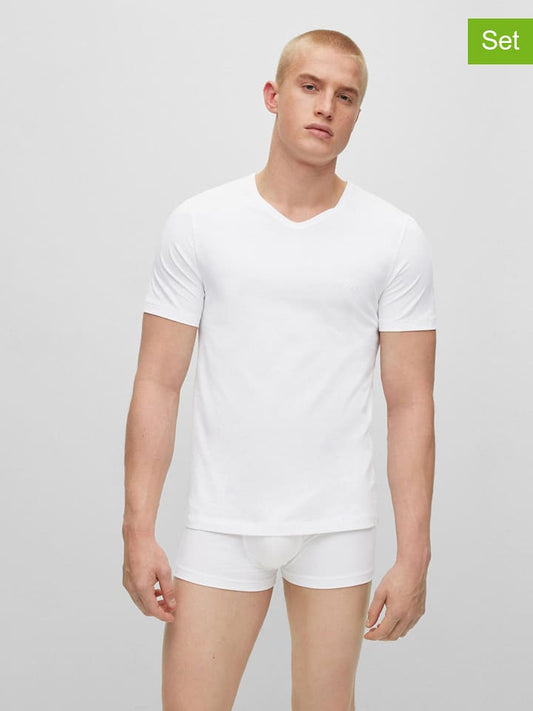 Hugo Boss Underwear 3-Piece Set: Shirt White Men