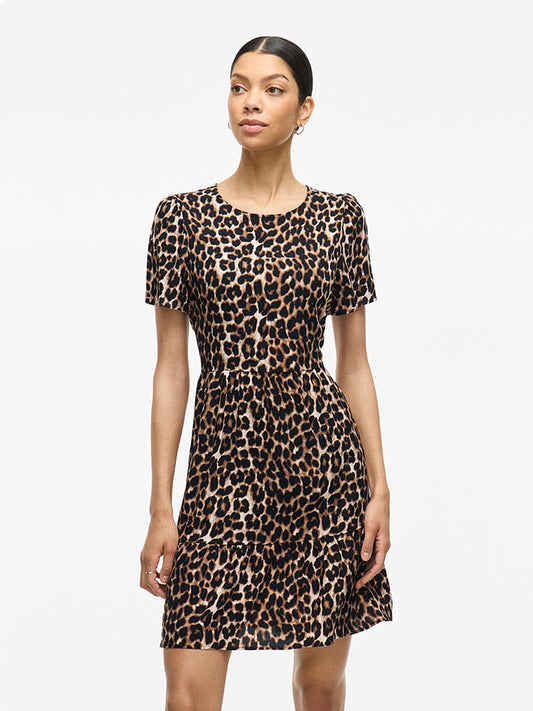 Vila Dress Beige / Brown Women
