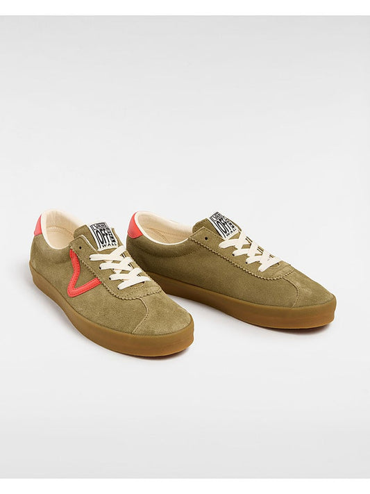 Vans Leather Sneaker Khaki Unisex