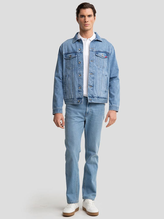 BIG STAR Denim Jacket Light Blue Men