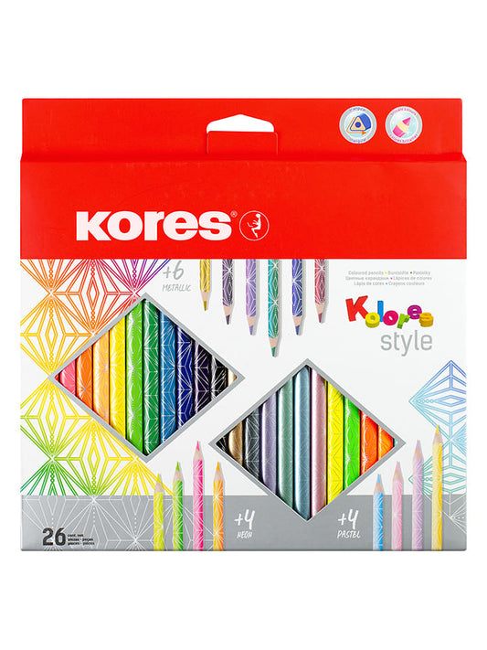 Kores Coloured Pencils "Kolores" Multicolour 26 pcs Unisex