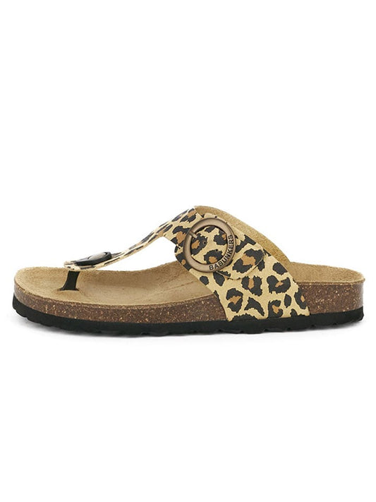 BABUNKERS Family Flip Flops Beige / Brown Unisex