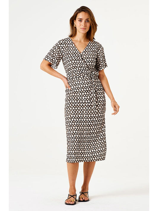 Garcia Dress White / Brown Women