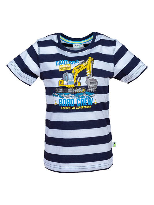Salt and Pepper Shirt Navy Kids