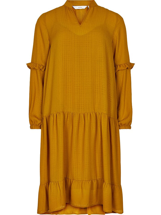 NÜMPH Dress "Bardot" Light Brown Women