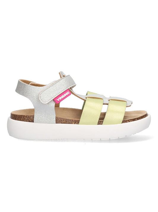 Vingino Sandal Silver / Yellow Kids