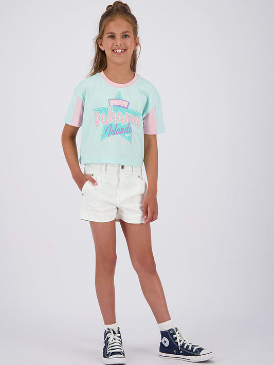 Vingino Denim Shorts White Kids
