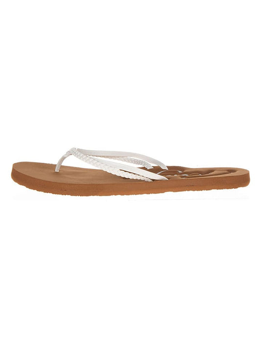 Roxy Flip Flops Light Brown / White Women