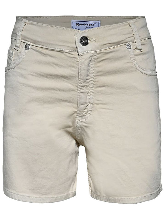 Blue Effect Denim Shorts Beige Kids