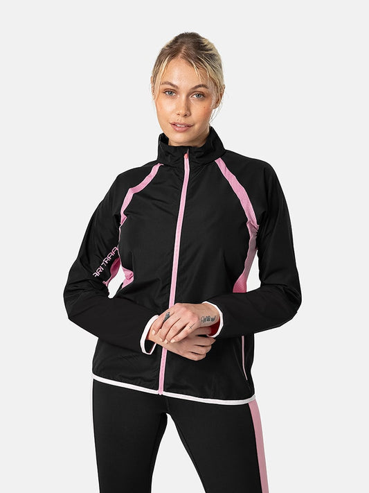 KARI TRAA Softshell Jacket "Molly" Black / Pink Women
