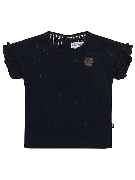 Dirkje Knitted Shirt Navy Kids