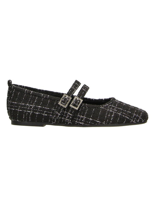 Claudia Ghizzani Ballet Flats Black / Silver Women