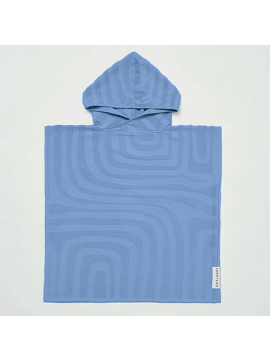 Sunny Life Bath Poncho Light Blue (L)70 x (W)70 cm Unisex