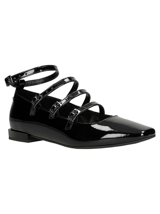 Wojas Leather Ballet Flats Black Women