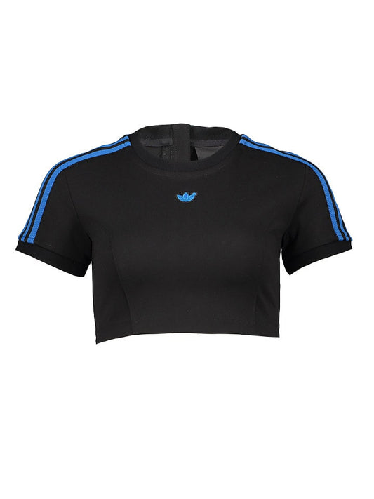 adidas Shirt Black / Light Blue Women