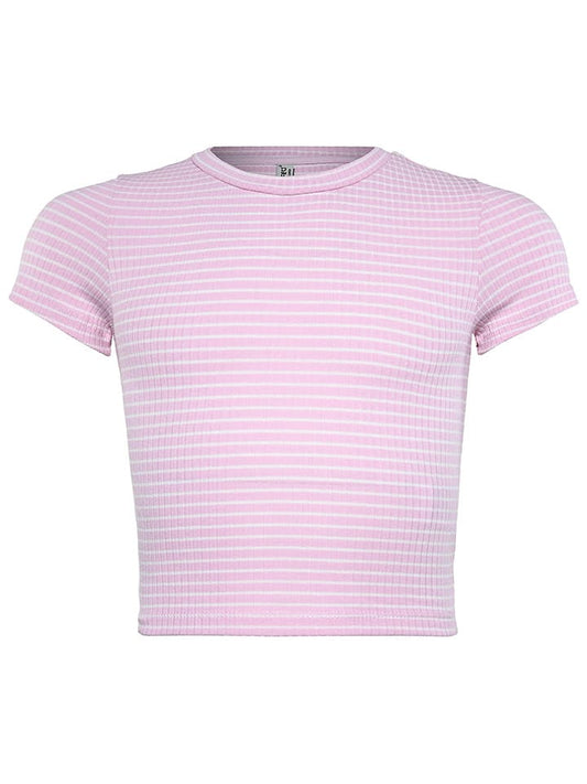 Blue Effect Shirt Pink / White Kids