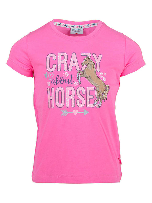 Salt and Pepper Shirt Pink Kids