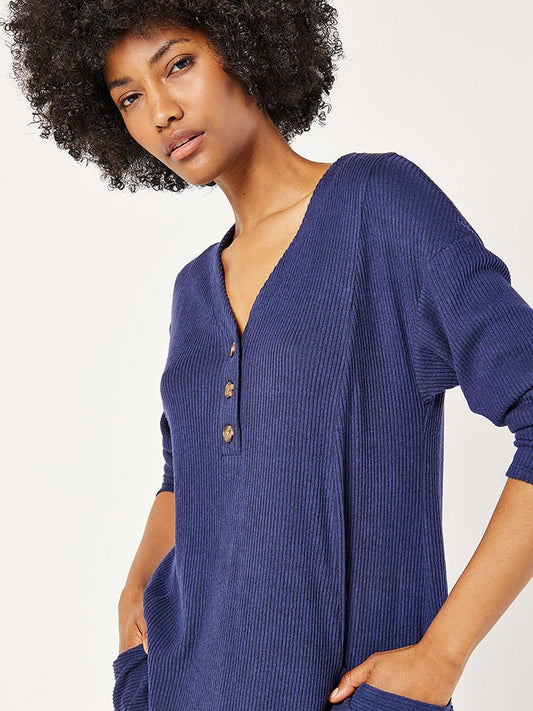 Apricot Dress Navy Women