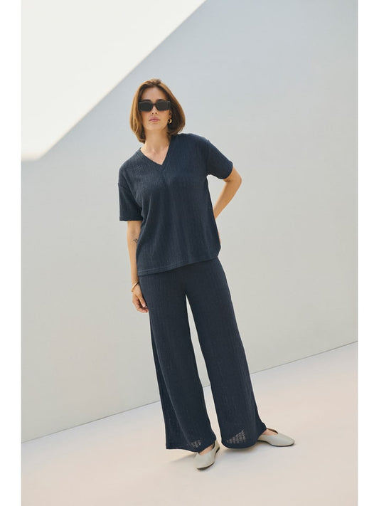 Kaffe Knitted Shirt Navy Women