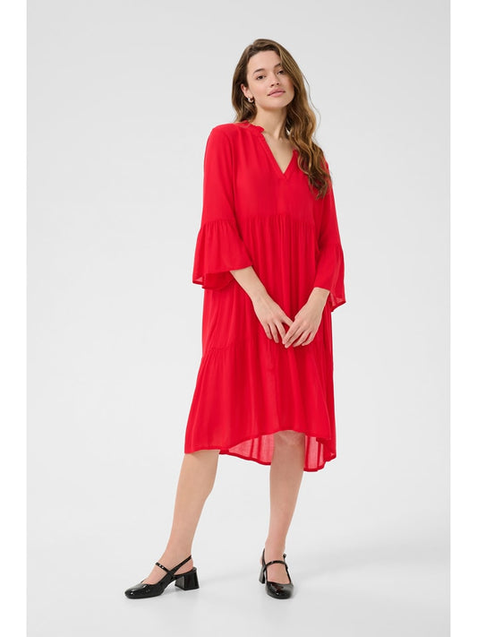 Kaffe Dress Red Women