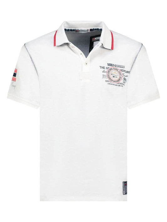 Geographical Norway Polo Shirt "Kilsvik" White Men