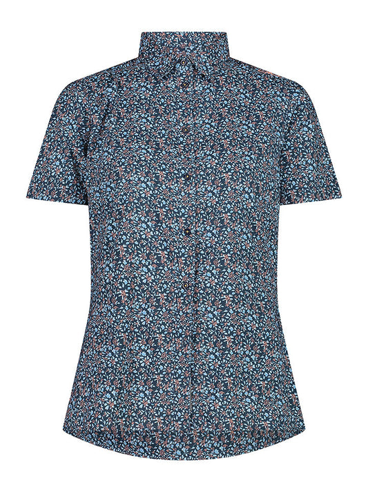 CMP Performance Shirt Navy / Turquoise Women