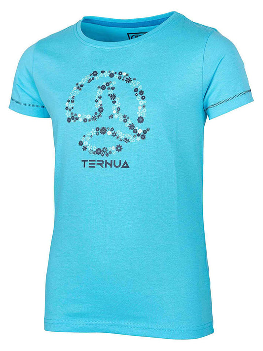 TERNUA Shirt "Flowers" Light Blue Kids